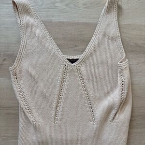 Banana Republic Beige Knit Top